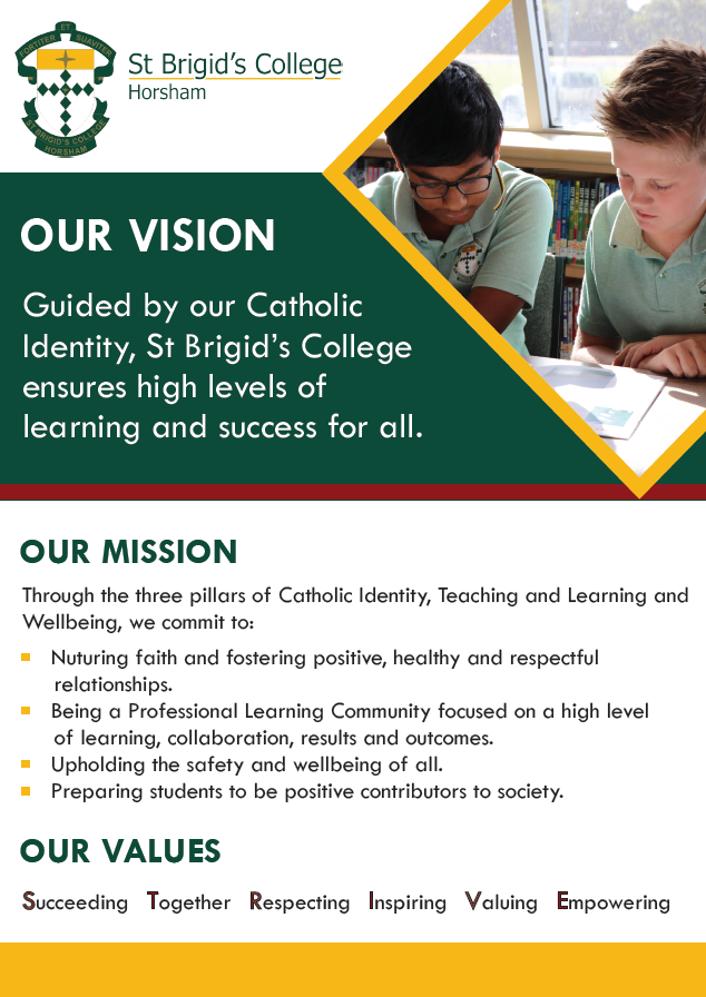 Vision & Mission – St Brigid's College